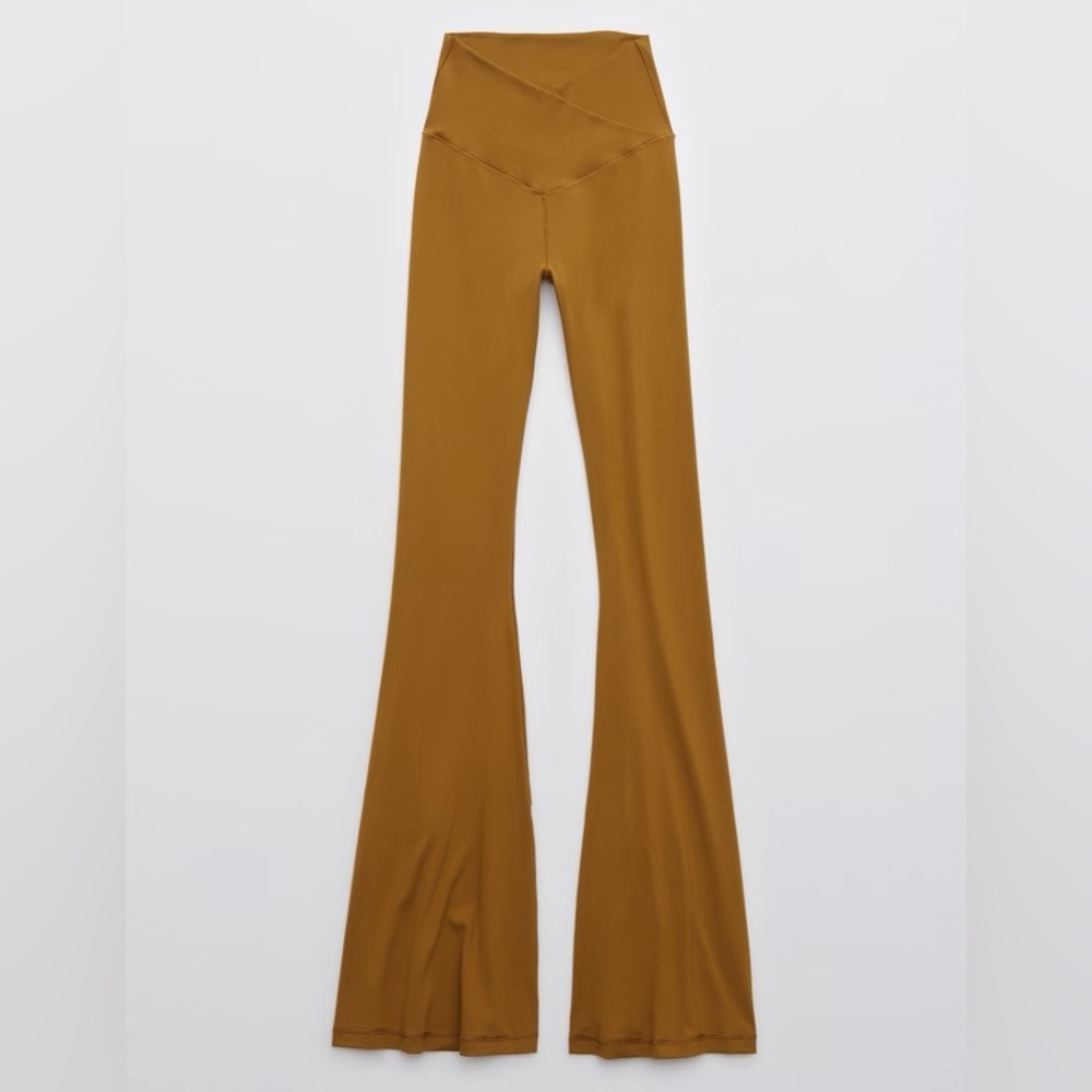 OFFLINE by Aerie Real Me High Waisted Crossover Super Flare Leggings